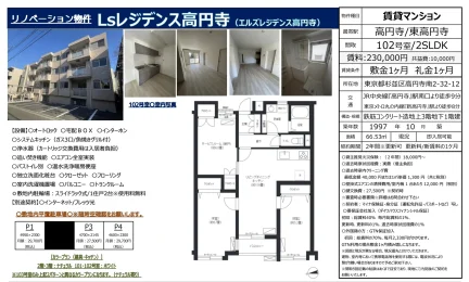 LSレジデンス高円寺 102号室 0