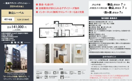 駒込レーベル 401号 0