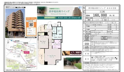 西早稲田南ウイング 806号 0