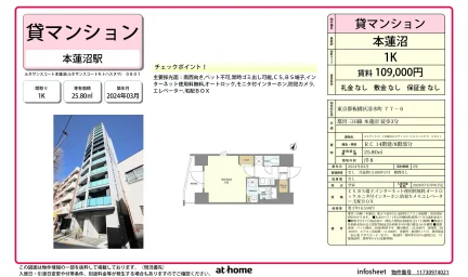 ルネサンスコート本蓮沼 0801 0
