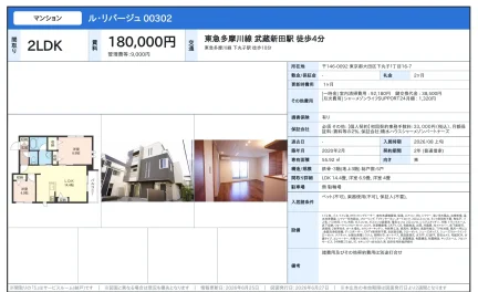 ル・リバージュ 00302 302号 0