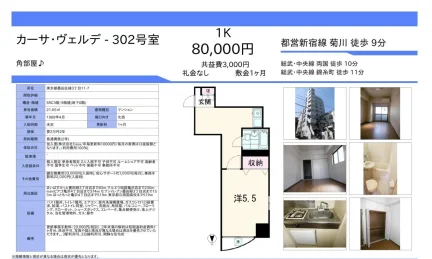 カーサ・ヴェルデ 302号 0