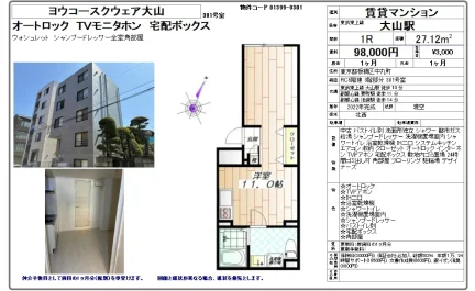 ヨウコースクウェア大山 301号 0