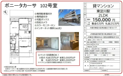 ボニータカーサ 102号 0
