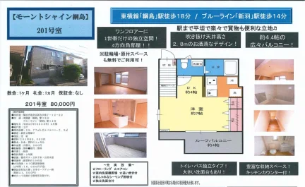 モーントシャイン綱島 201号 0