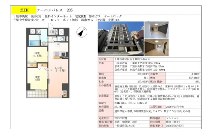 アーバンパレス 205号 0