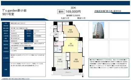 T's garden 新小岩 901号 0