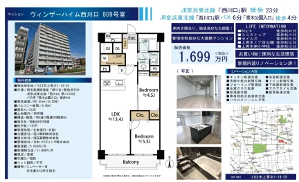 ウィンザーハイム西川口 809号 0