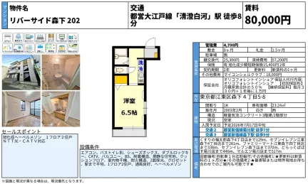 リバーサイド森下202 202号 0