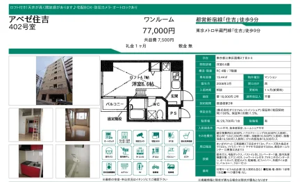 アベゼ住吉 402号 0