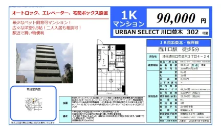 URBAN SELECT 川口並木 302 号室 302号 0