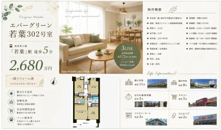 エバーグリーン若葉 302号 0