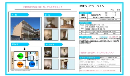 ビューハイム 302号 0