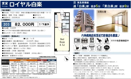 ロイヤル白楽 203 0