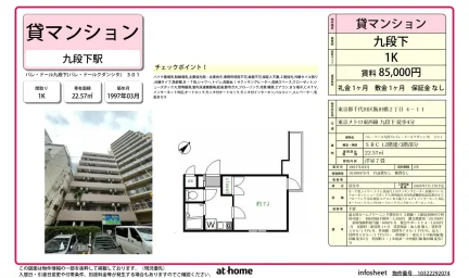 Studio Condo Near Station in Iidabashi 0