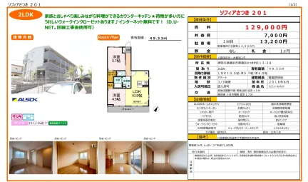 セジュールオッツ 201号 0