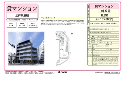 Modern 1LDK Condo in Taishido 0