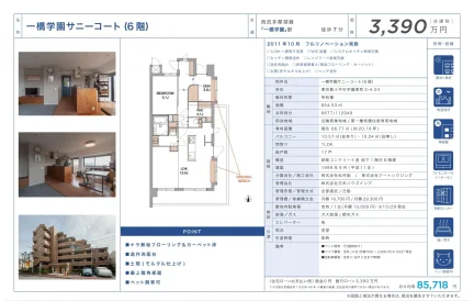 一橋学園サニーコート 6号 0