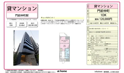 リージア門前仲町 1003 1003号 0