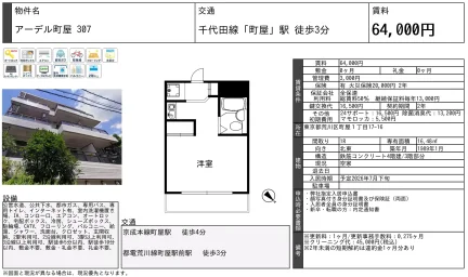 アーデル町屋 307 307号 0