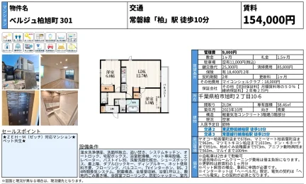 ベルジュ柏旭町 301 301号 0