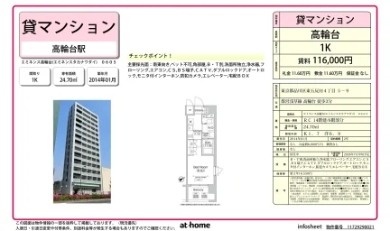 エミネンス高輪台 605号 0