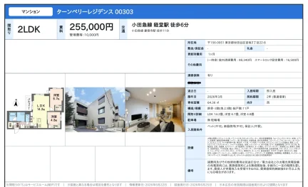 ターンベリーレジデンス 00303 303号 0