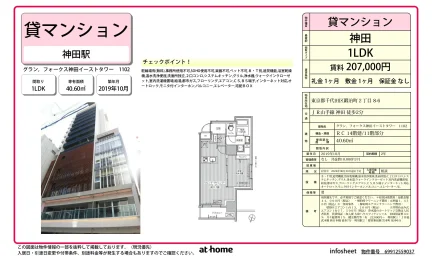グラン,フォークス神田イーストタワー 0