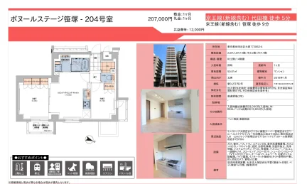 ボヌールステージ笹塚 204号 0