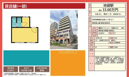 豊島マンション ( 添田ビル) 402 402 0