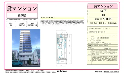 メインステージ森下(メインステージモリシタ) 0