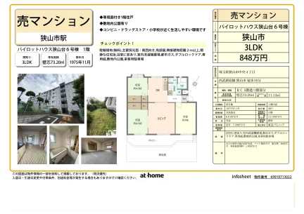 パイロットハウス狭山台6号棟 1階 0