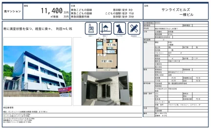 Studio Property in Sumiyoshidai 0