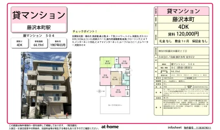 藤マンション 504 0