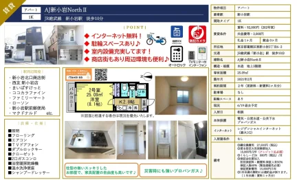 AJ新小岩North II 202号 0