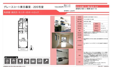 グレースコート東日暮里 205号 0