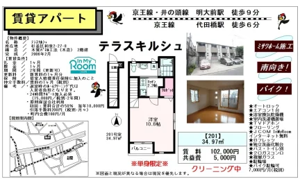 テラスキルシュ 201号 0