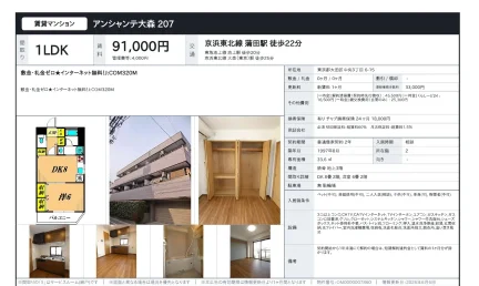アンシャンテ大森 207 207 0