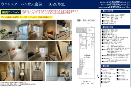 ウエリスアーバン水天宮前 1028号 0