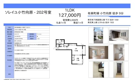 ソレイユ小竹向原 202号 0