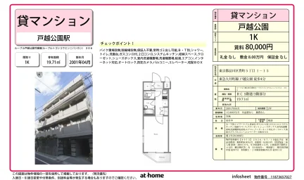 Studio Condo Near Station in Yutakacho 0