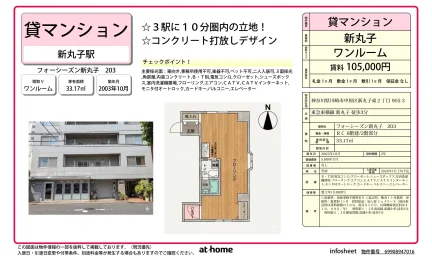 フォーシーズン新丸子 203 203号 0