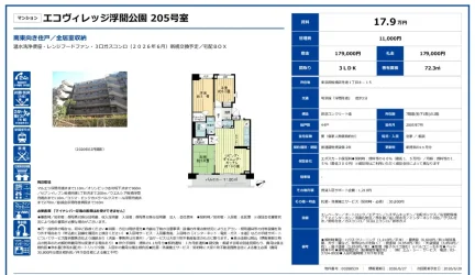エコヴィレッジ浮間公園 205号 0