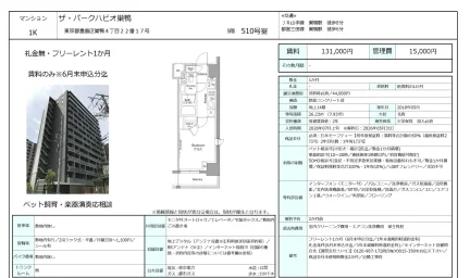 ザ・パークハビオ巣鴨 510号 0
