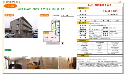 トレビナ与野本町 206号 0