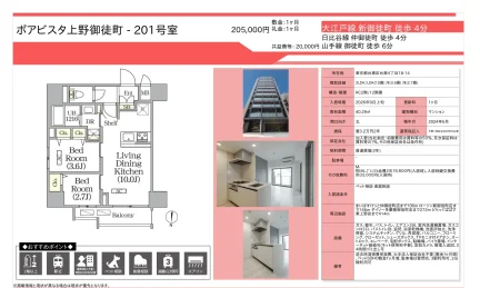 ボアビスタ上野御徒町 201号 0
