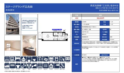 ステージグランデ江古田 402号 0