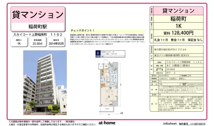 Studio Condo Near Station in Matsugaya 0