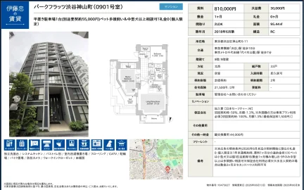 パークフラッツ渋谷神山町 0901号 0
