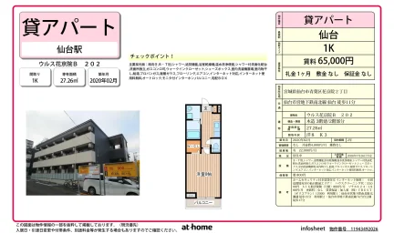 Modern Studio Condo in Itsutsubashi(1.2-chome) 0